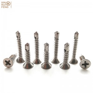 Factory Cheap Self Drilling Screw Bit - Cross Bulk and Box Package Phillip/Pozi Drive Self Drilling Screw – Xinruifeng